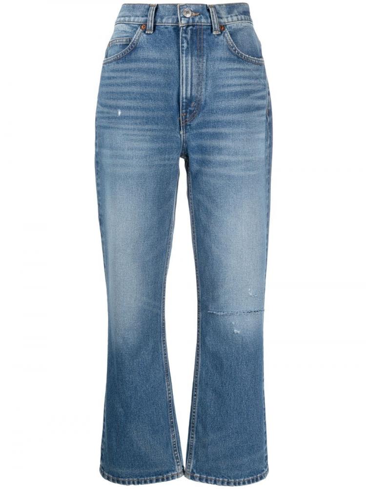 RE/DONE - high-rise flared jeans