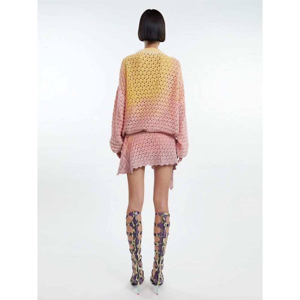 The Attico - PINK AND YELLOW SWEATER