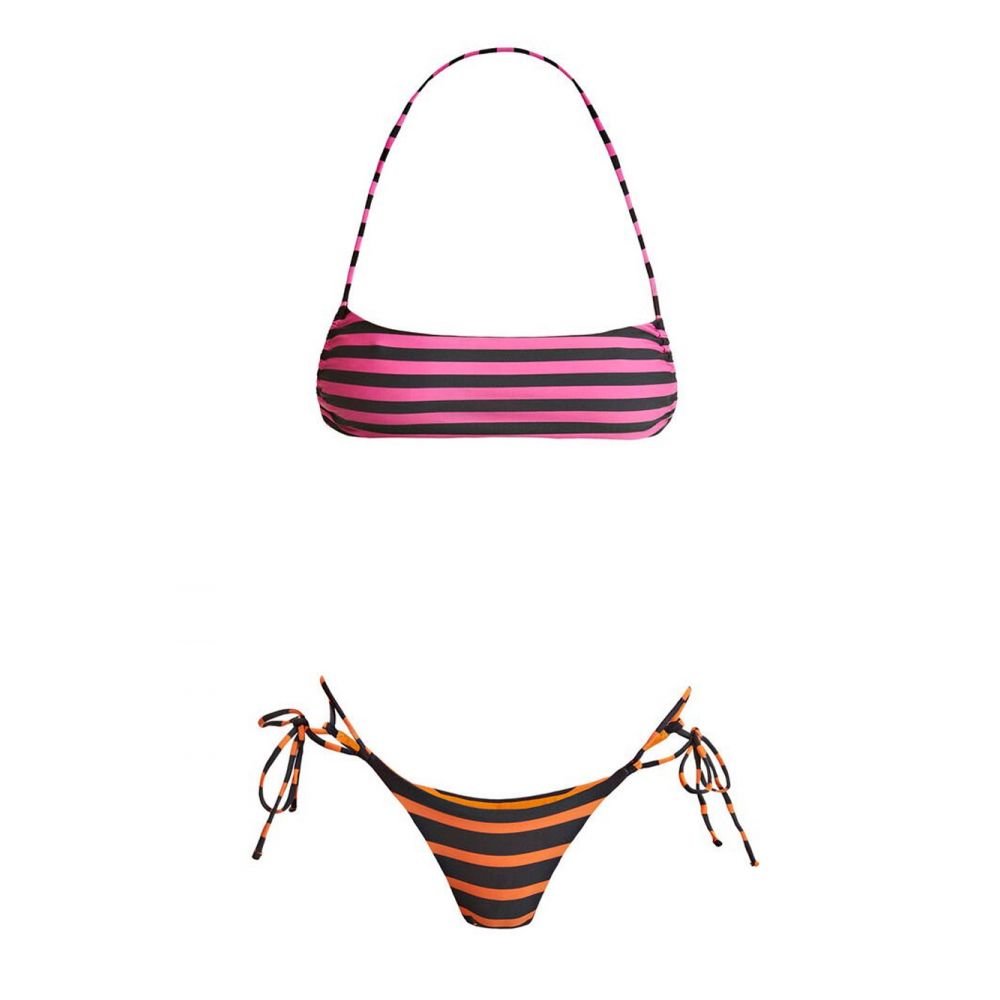 The Attico Beachwear - MULTICOLOR BIKINI striped