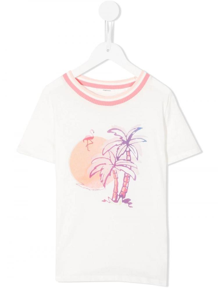 Zimmermann Kids - graphic-print cotton T-shirt