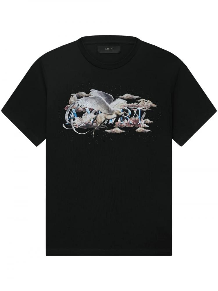 Amiri - Pegasus Script-print T-shirt