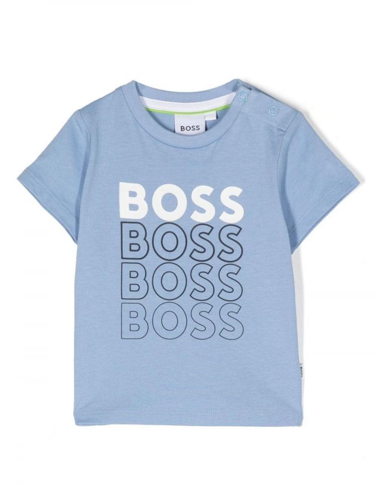 Boss Kids - logo-print T-shirt