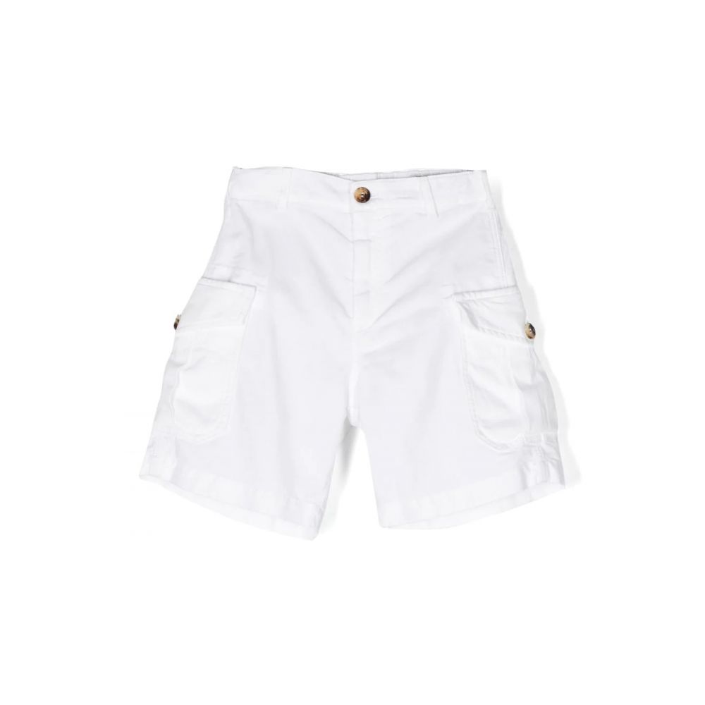 Brunello Cucinelli Kids - thigh-length cotton shorts