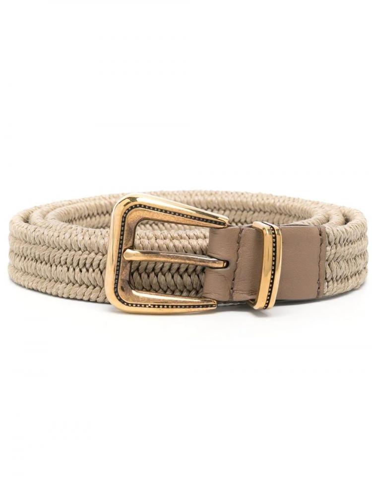 Brunello Cucinelli - buckle-fastening woven belt