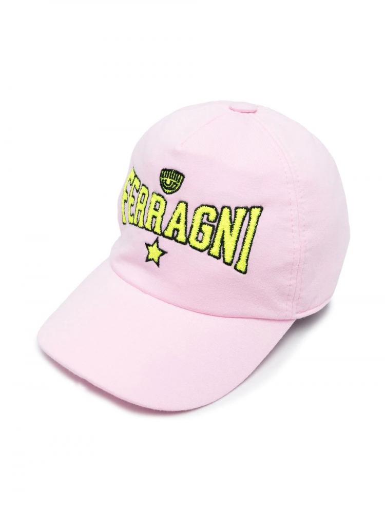 Chiara Ferragni Kids - logo-embroidered baseball cap
