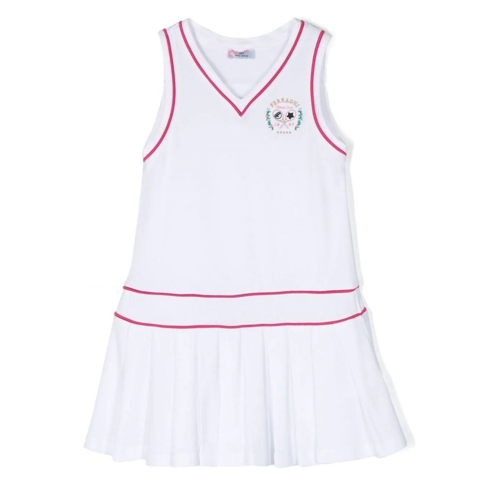 Chiara Ferragni Kids - Tennis club piquè dress