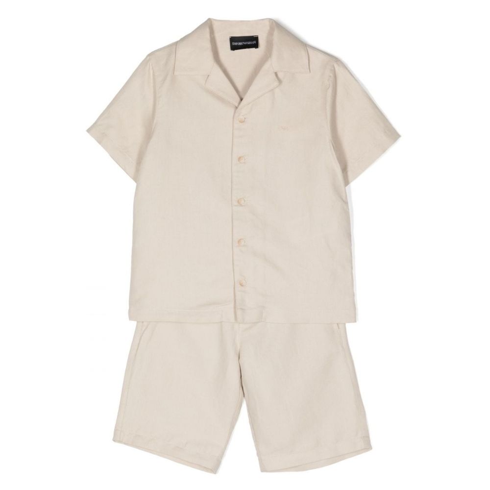 Emporio Armani Kids - two-piece short-sleeved suit