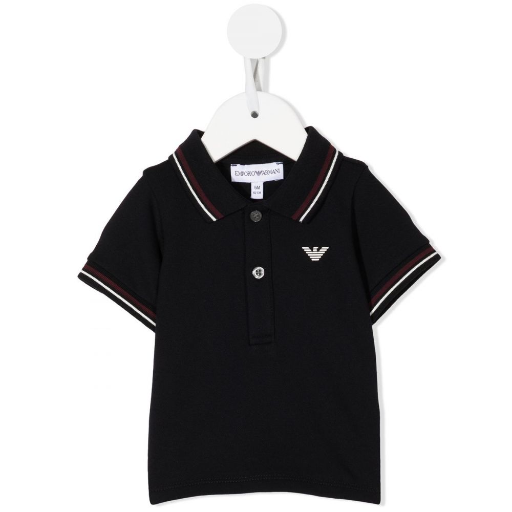 Emporio Armani Kids - short-sleeve cotton polo shirt