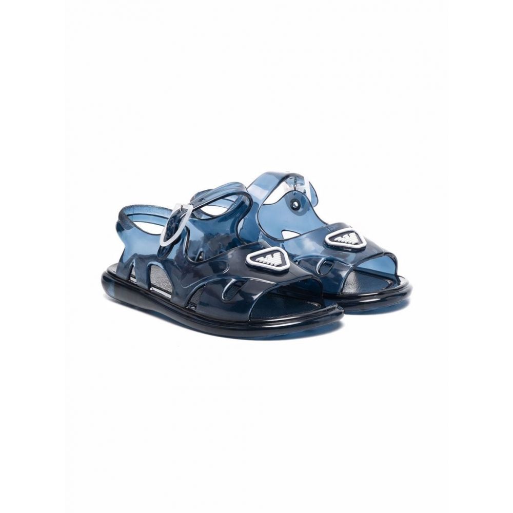 Emporio Armani Kids - jelly logo-patch sandals