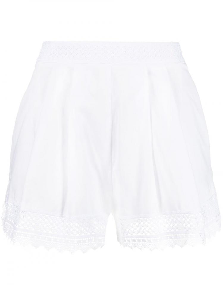 Ermanno Scervino Beachwear - lace-trim shorts