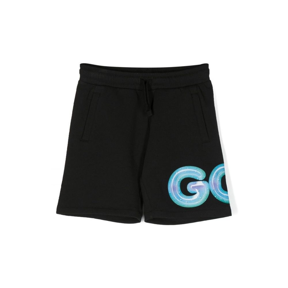 GCDS Kids - logo-print track shorts