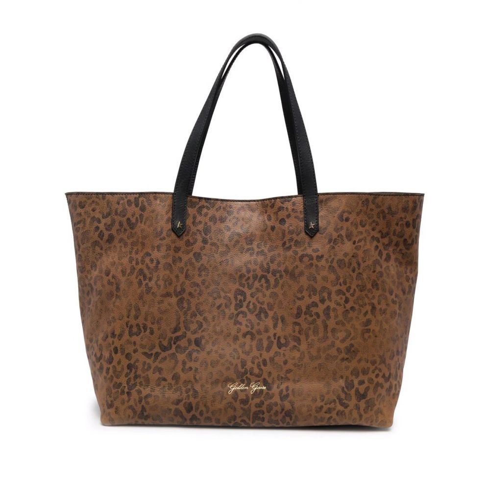 Golden Goose - Pasadena leopard-print tote bag