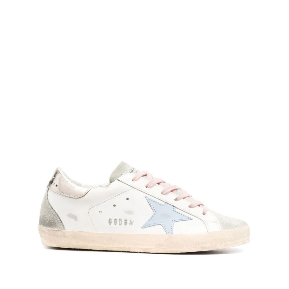 Golden Goose - patch-detail lace-up sneakers