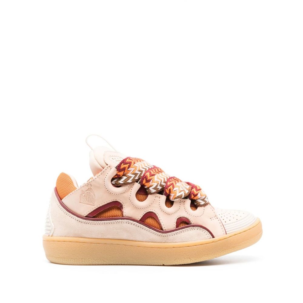 Lanvin - Curb panelled sneakers