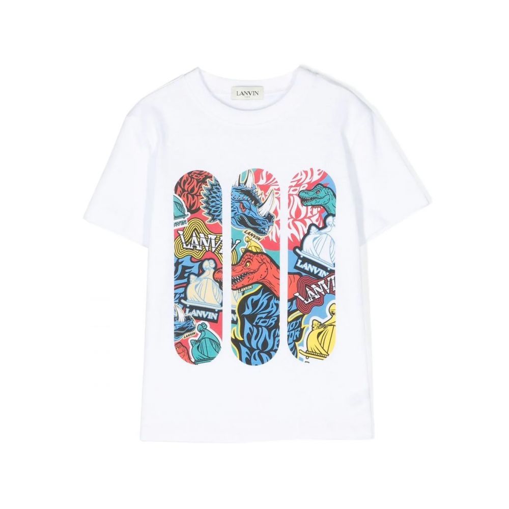 Lanvin Kids - graphic-print T-shirt