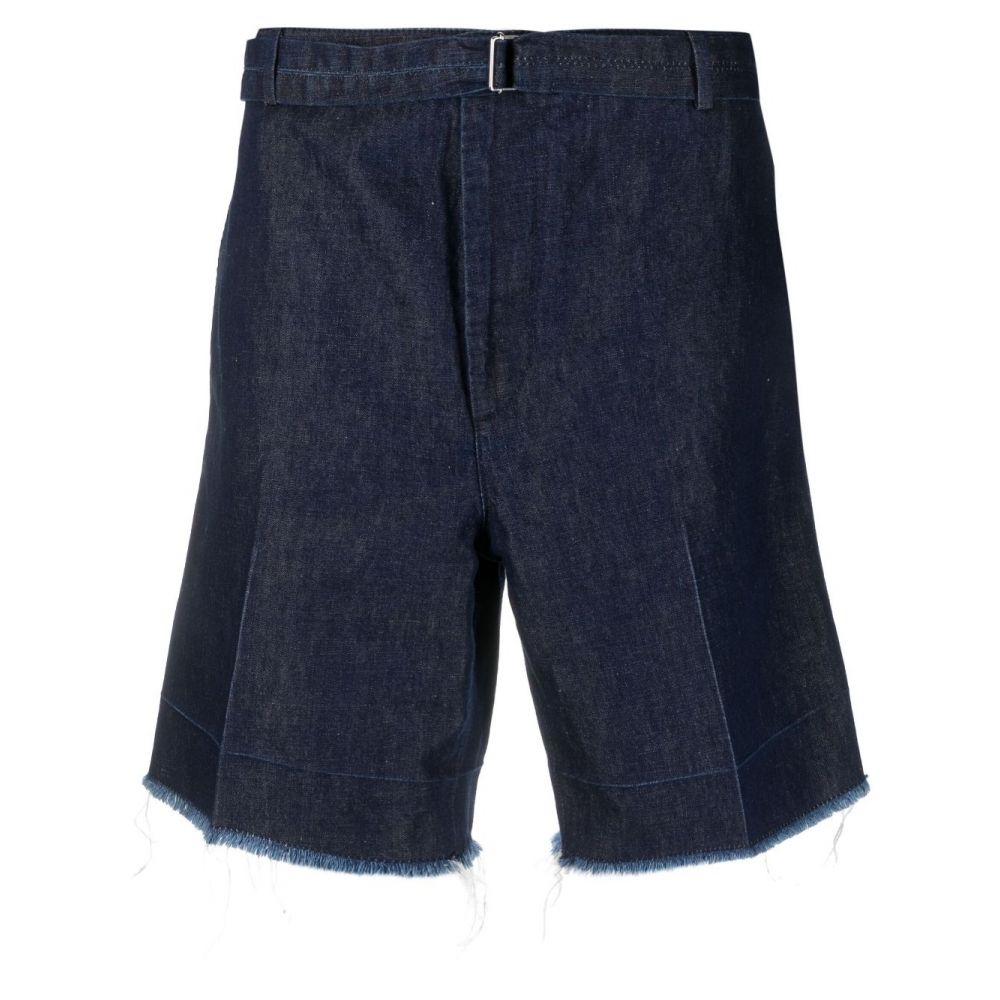 Lanvin - frayed denim shorts