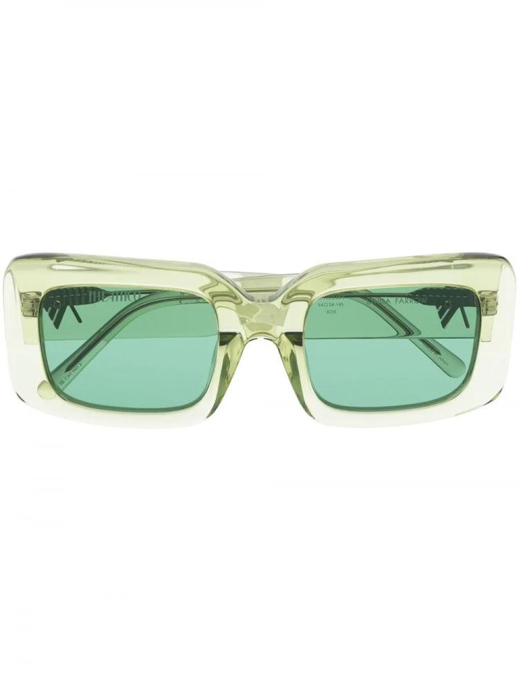 Linda Farrow - transparent-frame sunglasses