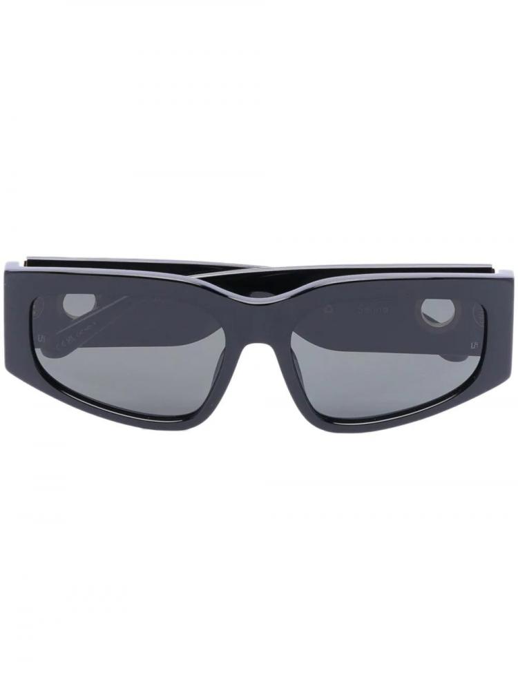 Linda Farrow - rectangle-frame tinted sunglasses