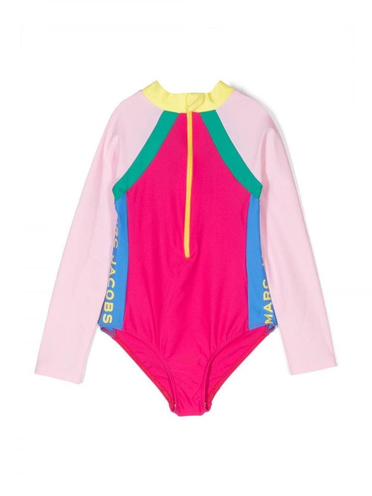 Marc Jacobs Kids - long-sleeved zip-up swimsuit