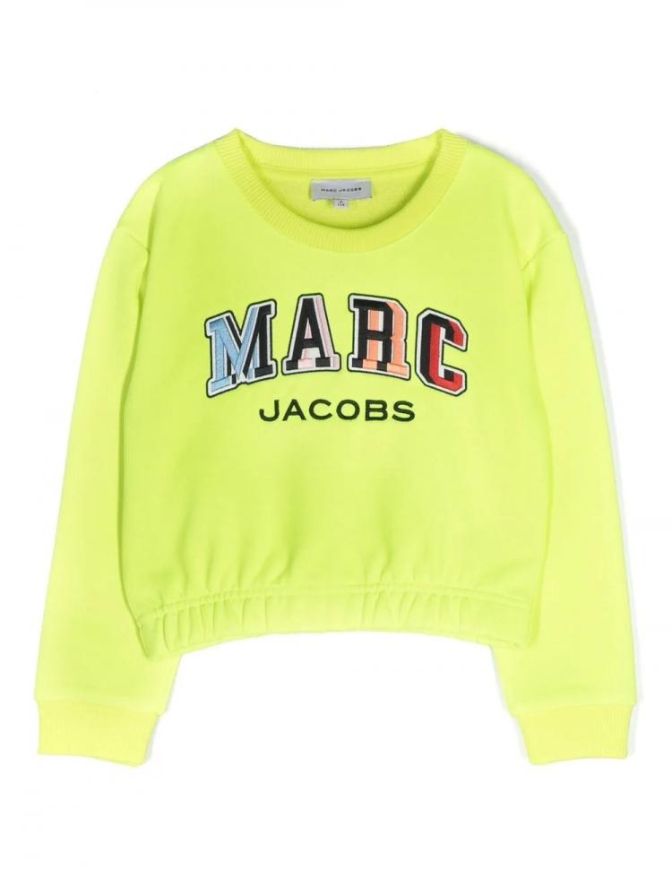 Marc Jacobs Kids - logo-embroidered crew-neck sweatshirt