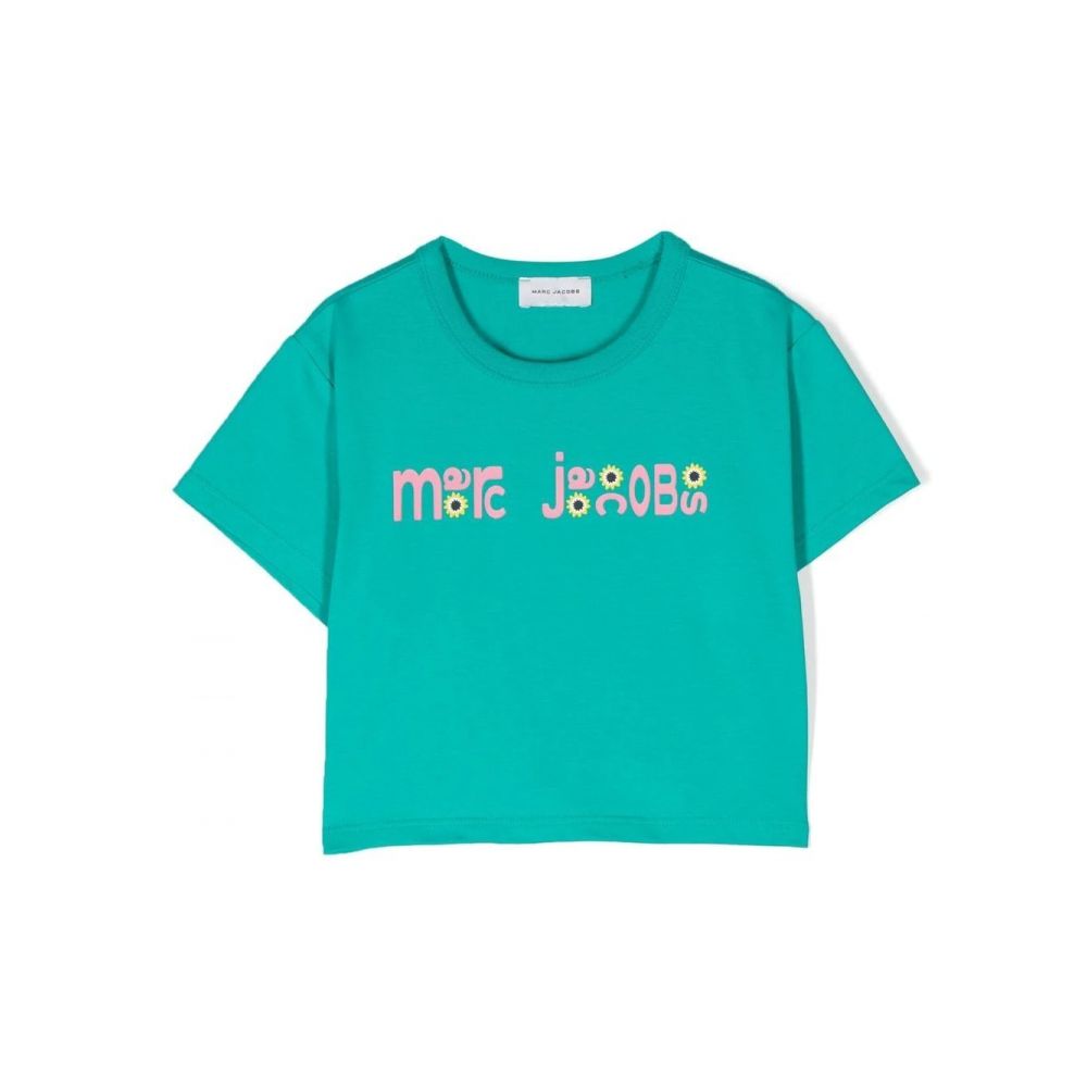 Marc Jacobs Kids - logo-print round-neck T-shirt
