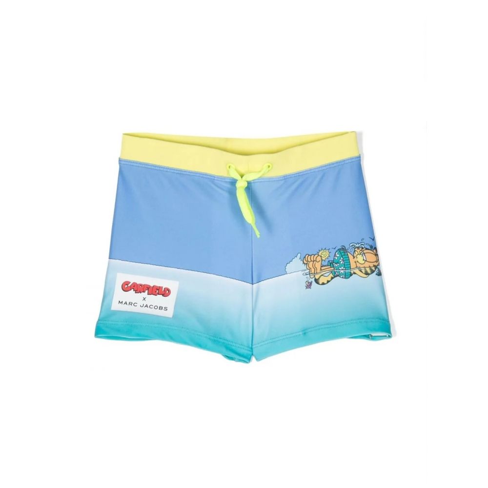 Marc Jacobs Kids - x Garfield cartoon-print swimming trunks