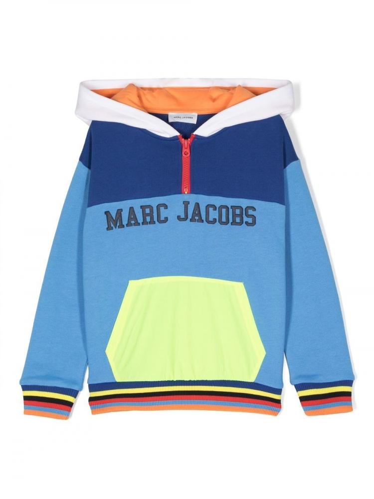 Marc Jacobs Kids - logo-print half-zip hoodie