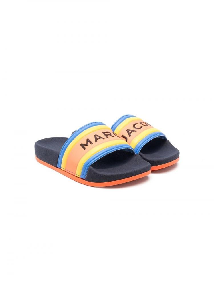 Marc Jacobs Kids - colour-stripes sliders