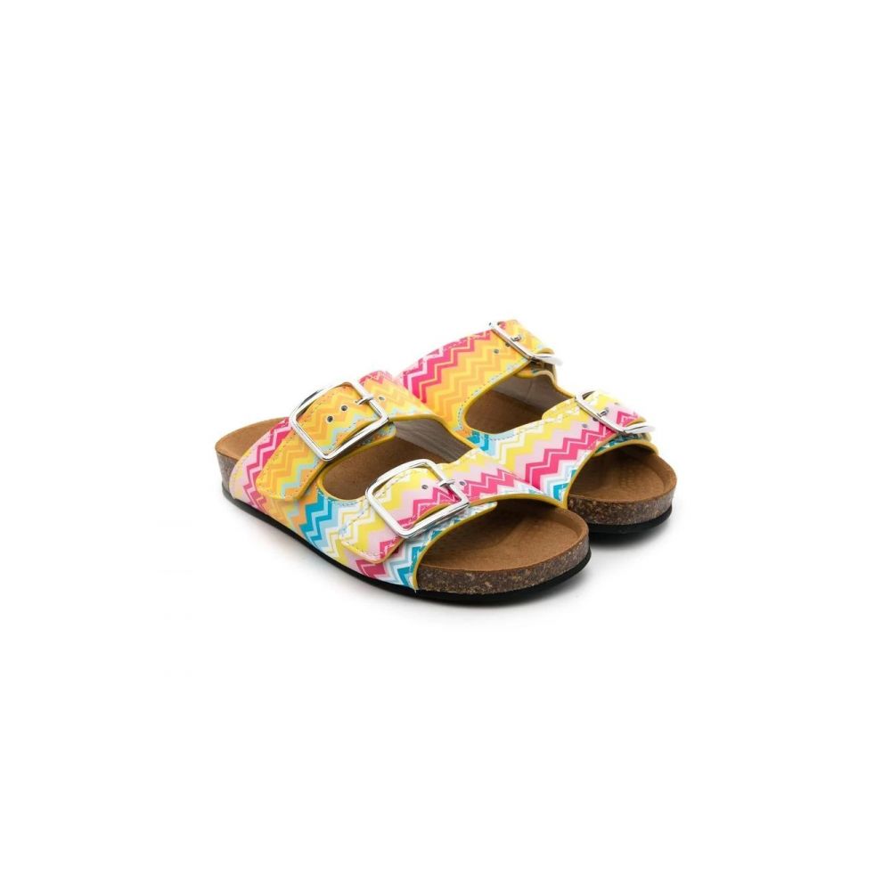 Missoni Kids - double-buckle slip-on sandals