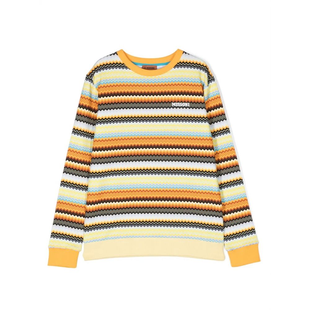 Missoni Kids - striped knitted jumper