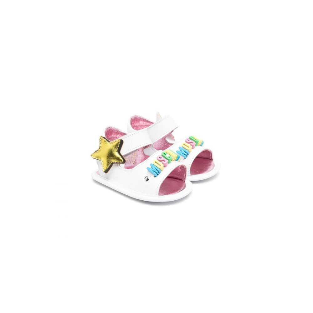 Moschino Kids - star embellished open toe sandals