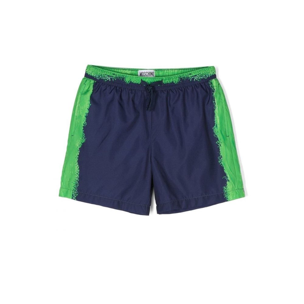 Moschino Kids - logo-print swim shorts