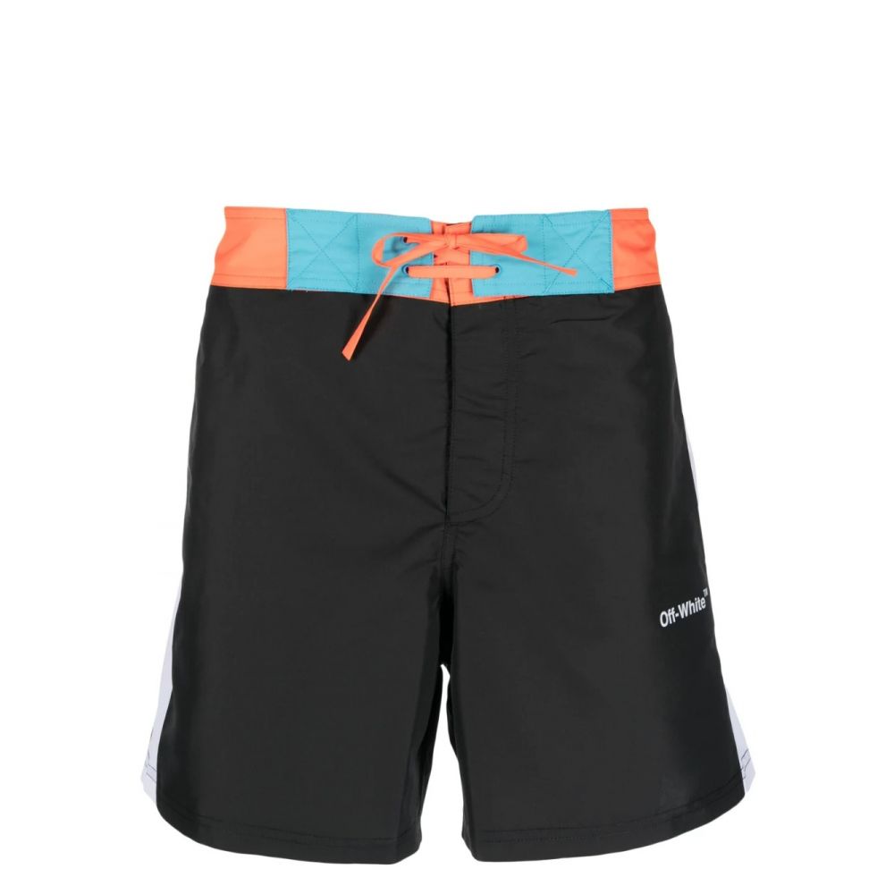 Off-White - Arrows print swim shorts