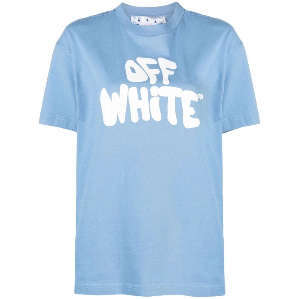 Off-White - logo print T-shirt