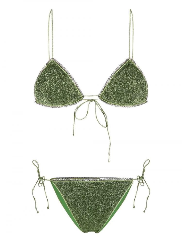 Oseree - crysta-trim detail bikini set