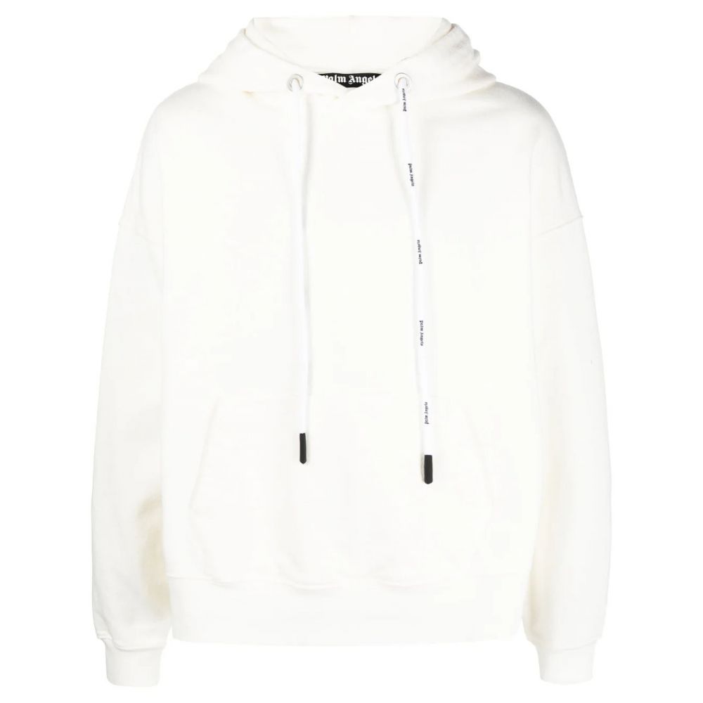 Palm Angels - logo-detail cotton hoodie