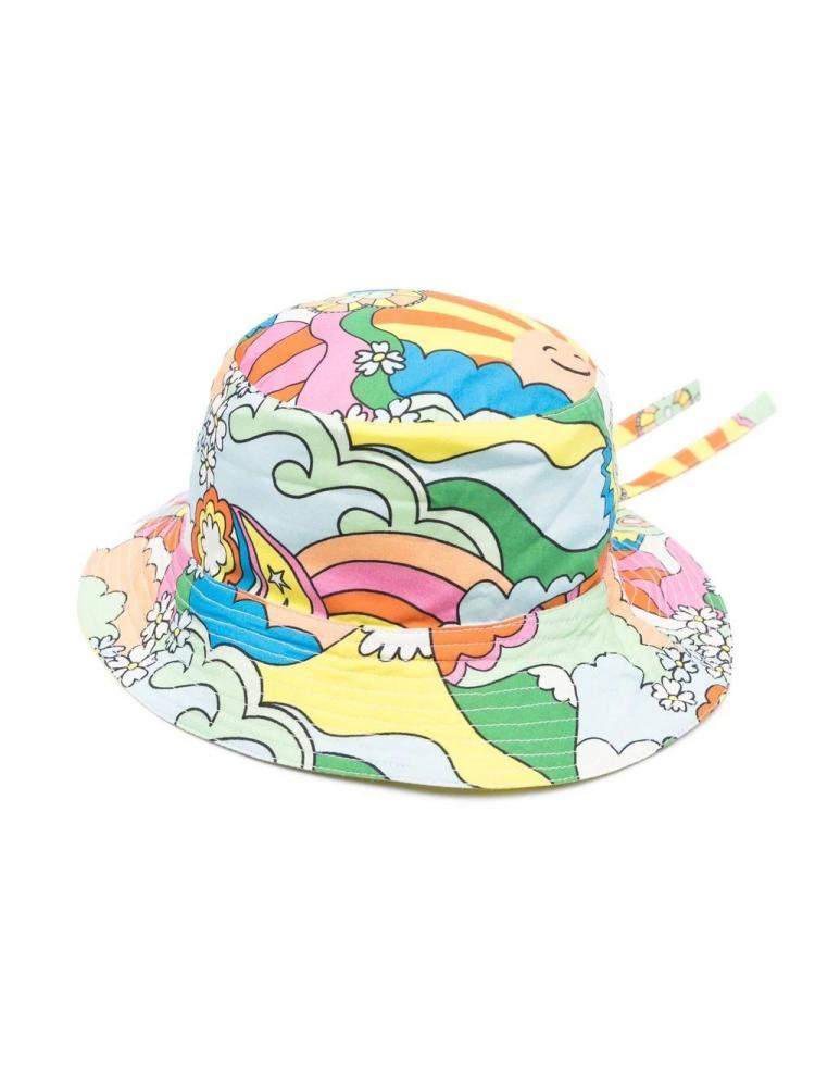 Stella McCartney Kids - graphic-print bucket hat