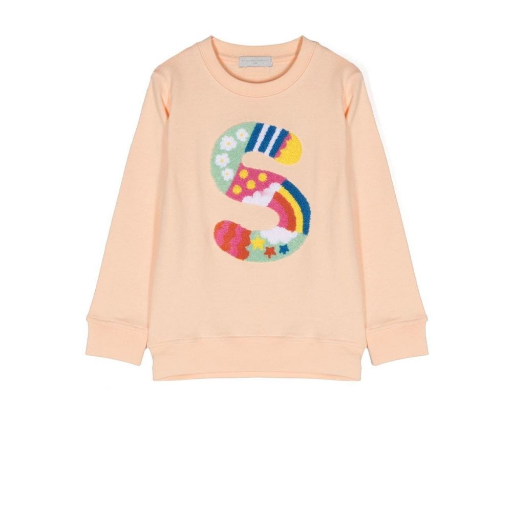 Stella McCartney Kids - logo-print crew neck sweatshirt