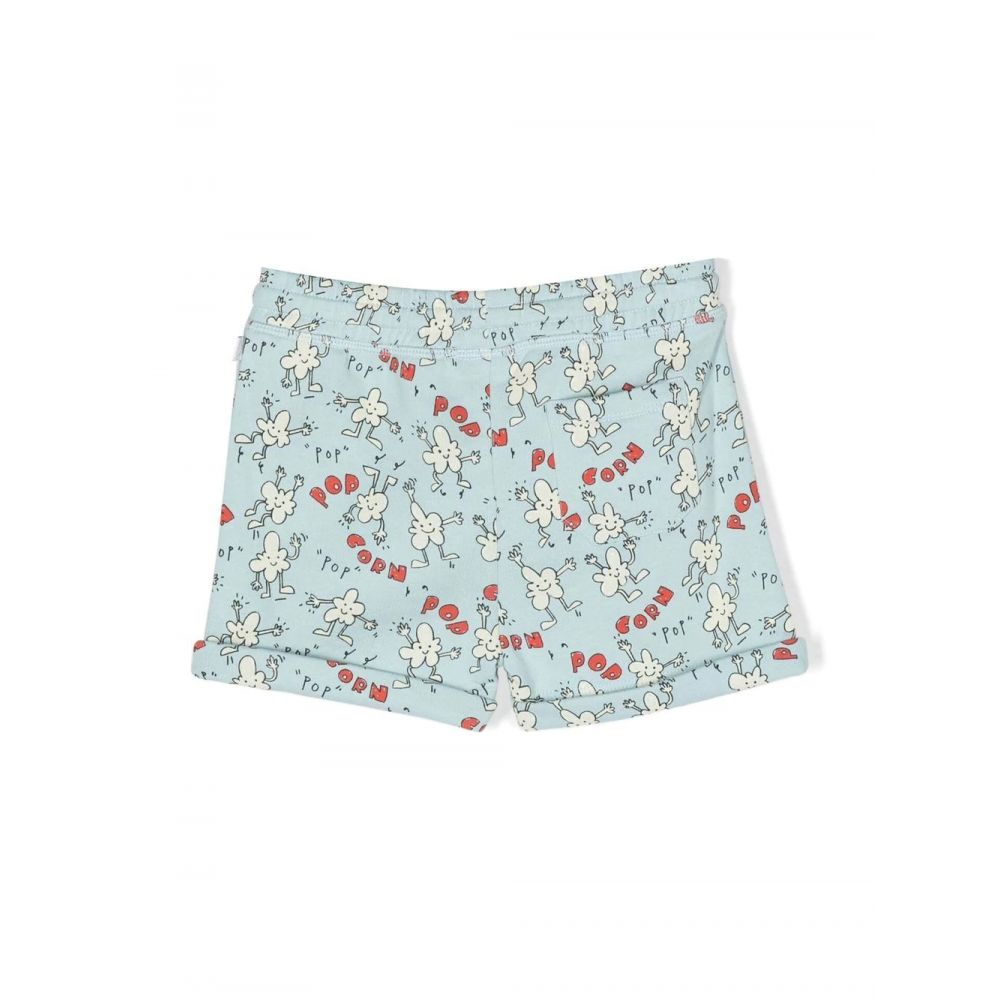 Stella McCartney Kids - popcorn-print cotton shorts