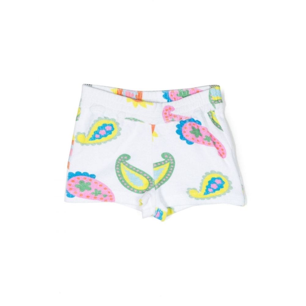 Stella McCartney Kids - paisley-print organic cotton shorts