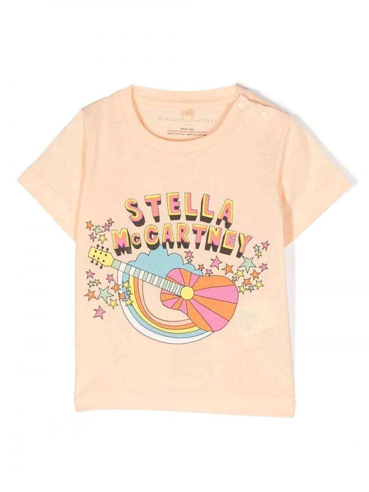 Stella McCartney Kids - logo-print short-sleeved T-shirt