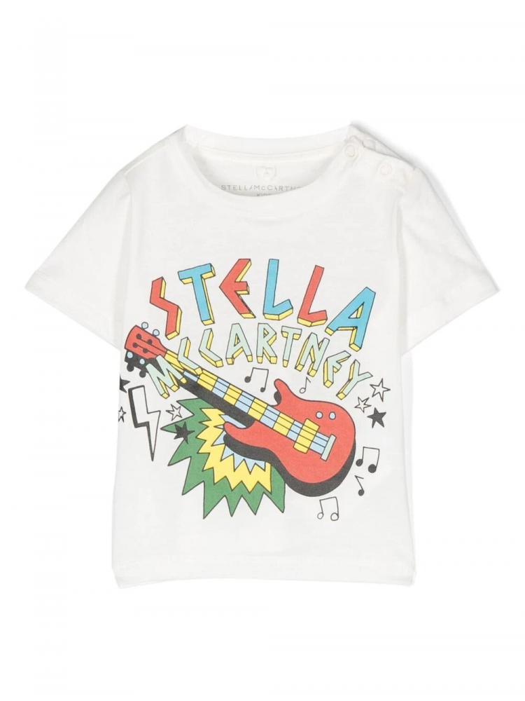 Stella McCartney Kids - graphic-print cotton T-shirt