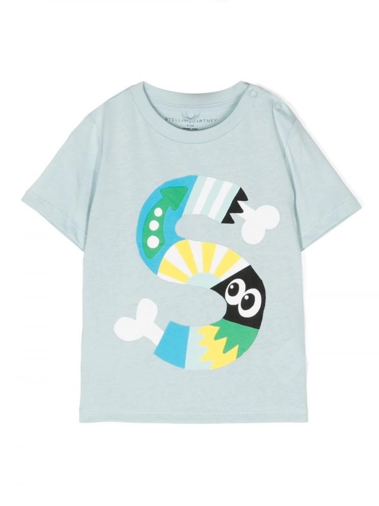 Stella McCartney Kids - graphic cotton T-shirt