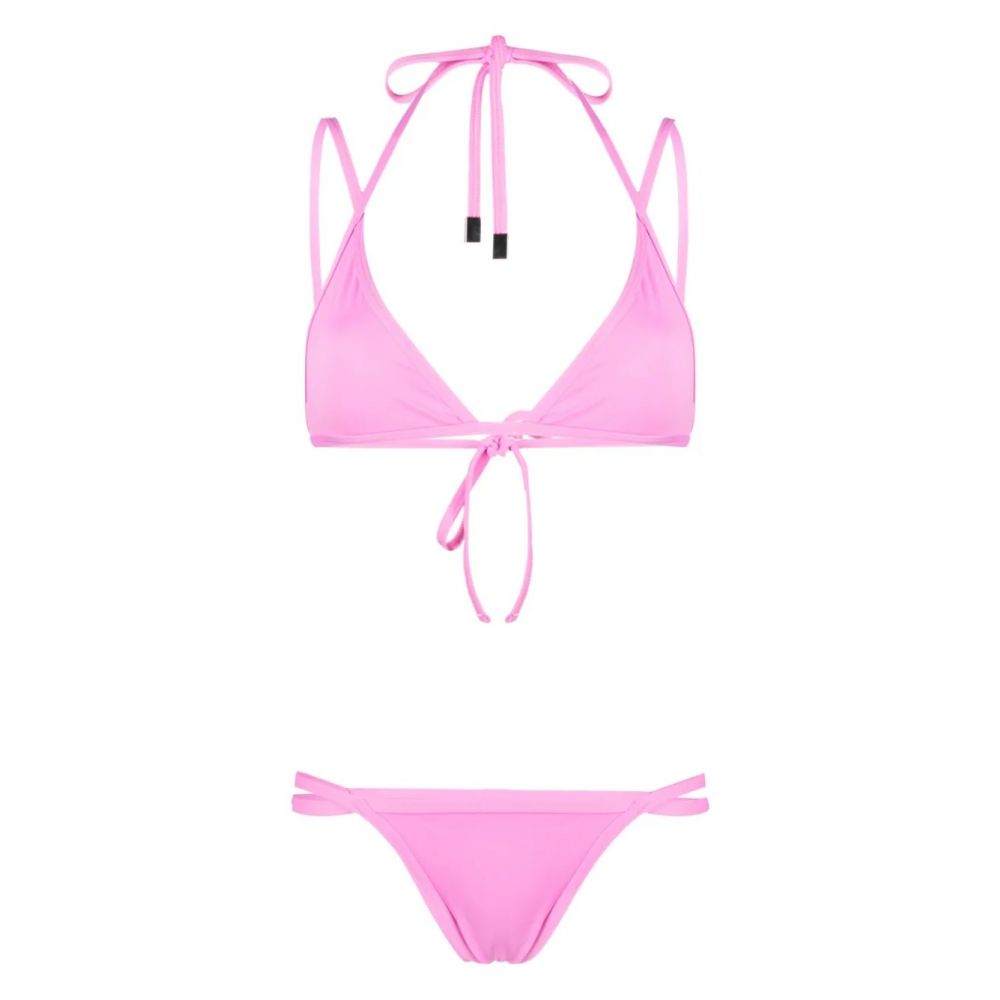 The Attico Beachwear - strap-detailed bikini set