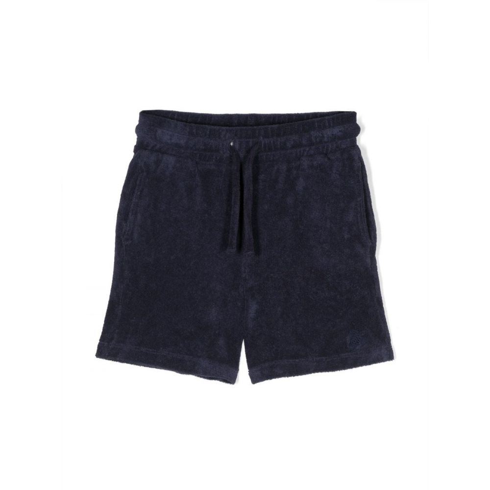 Vilebrequin Kids - logo-patch organic-cotton shorts
