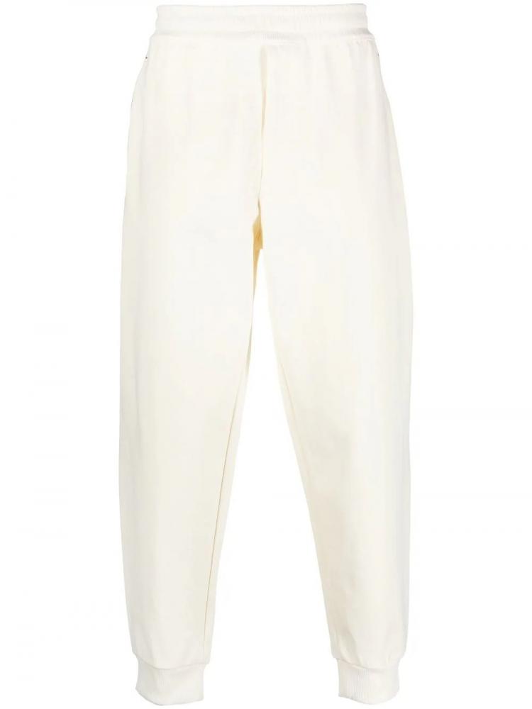 Y-3 - contrast-stitching track pants