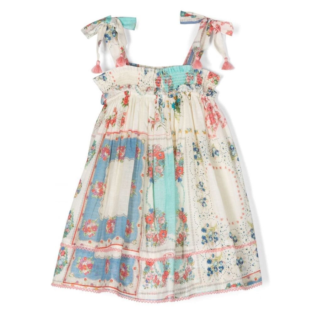 Zimmermann Kids - Clover floral-print smocked dress