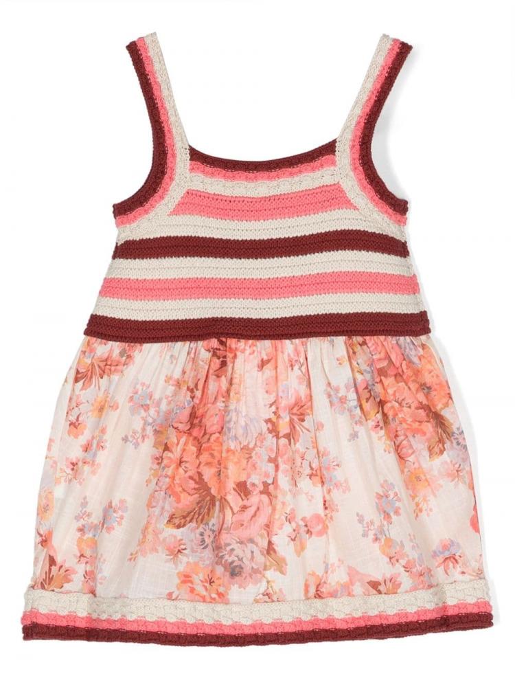 Zimmermann Kids - floral-print woven cotton dress