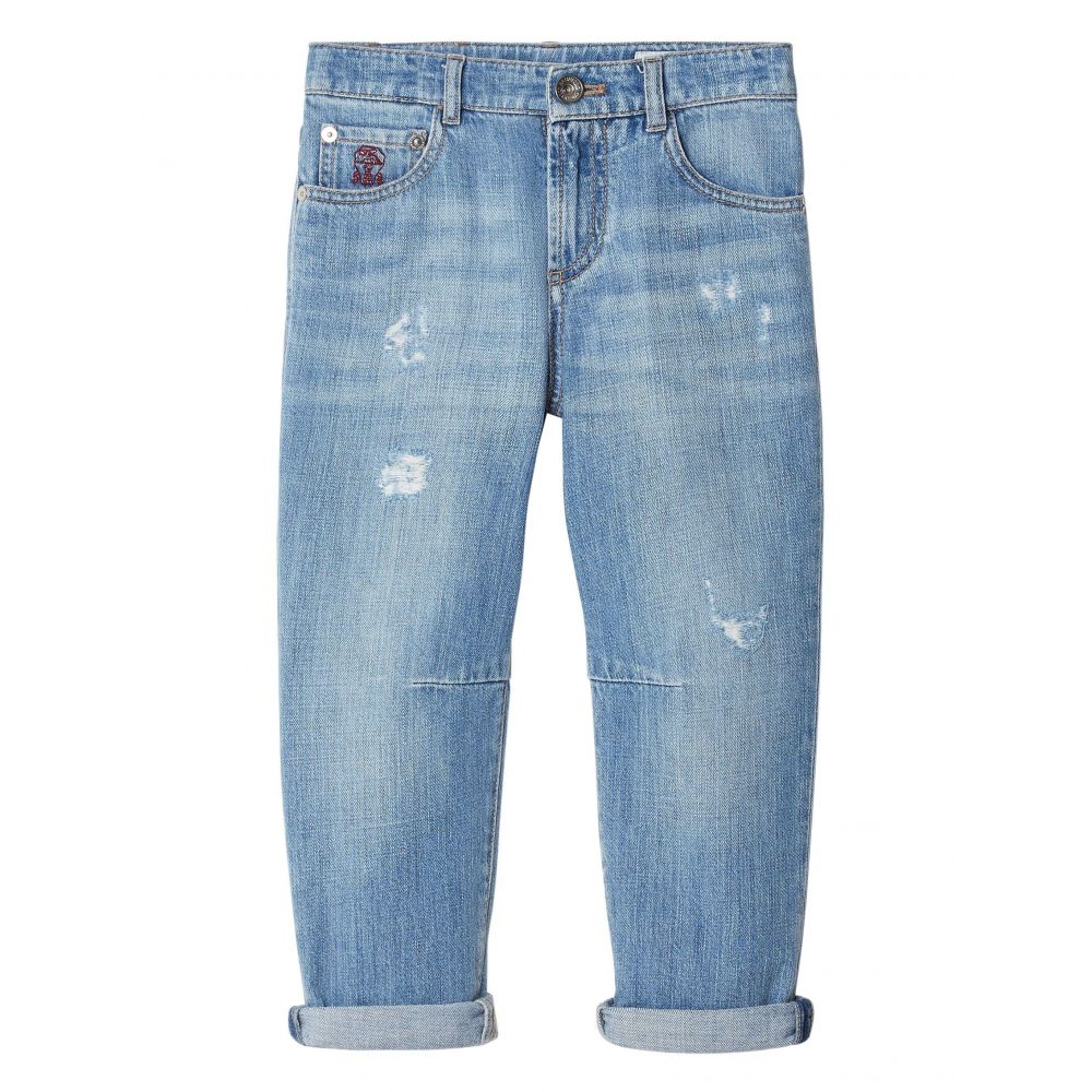 Brunello Cucinelli Kids - straight-leg jeans