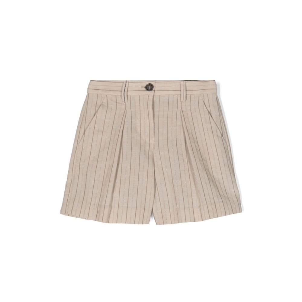 Brunello Cucinelli Kids - tailored striped shorts